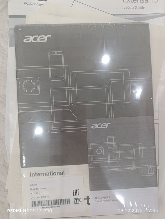 Срочно ноутбук от Aser