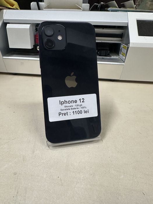 Iphone 12  / 128 gb / 100% baterie  / LA REDUCERE / folie sticla cadou