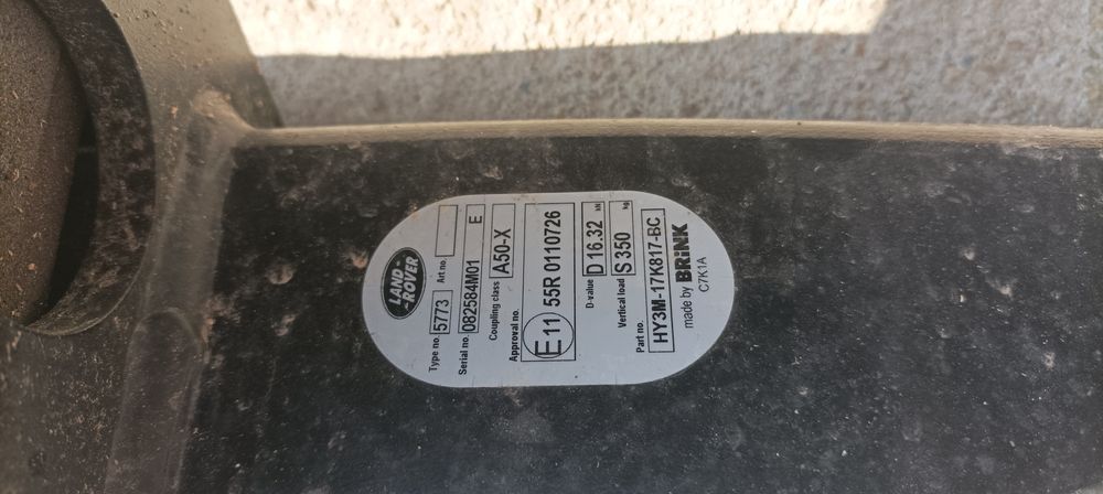 Carlig remorcare electric Land Rover