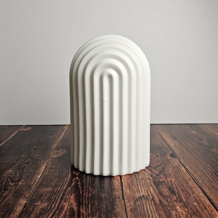 Лампа във формата на дъга, скандинавски стил, с батерия, бяла, jysk