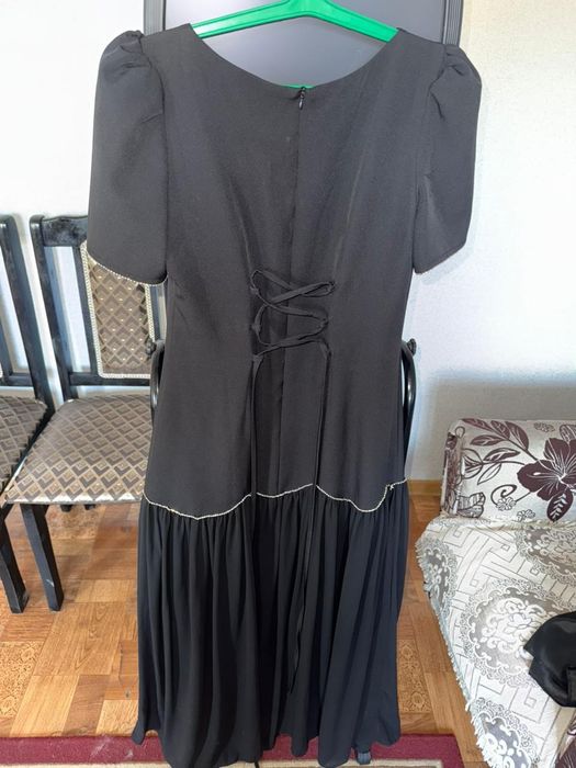 Продам чёрное вечернее платье