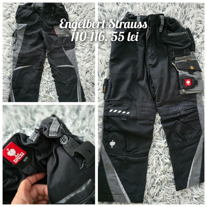 Pantaloni tehnici, salopeta copii 110-116 Engelbert strauss