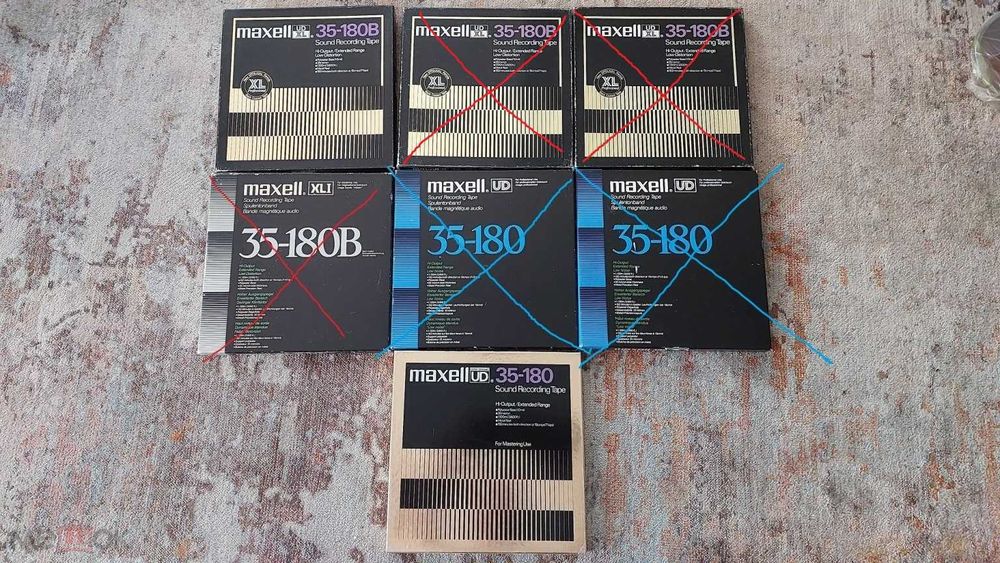 Кассеты  катушки  Maxell  BASF Akai