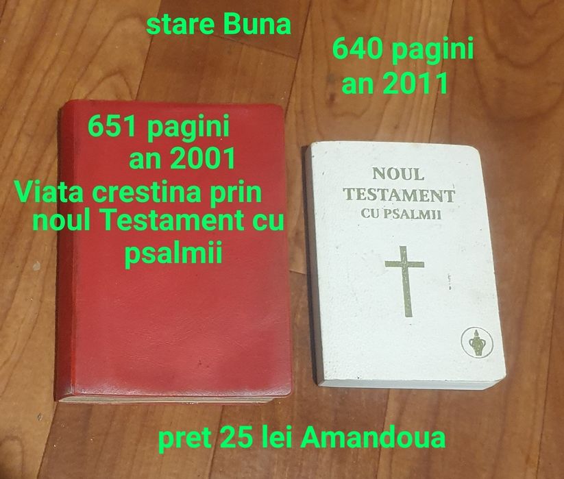 Carti Religioase Noul Testament cu Psalmi