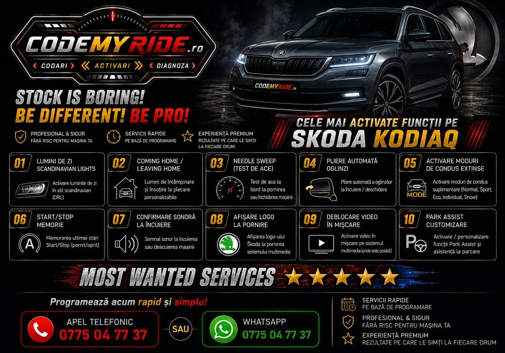 Activare Funcții Ascunse • Codări Auto VAG• Diagnoză • Personalizări • VW Audi Skoda Seat Cupra BMW MINI Mercedes Toyota Opel Renault Dacia Volvo etc