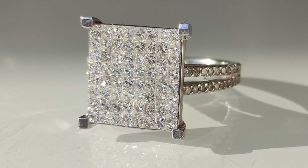 Inel 14k diamante naturale 2.53ct