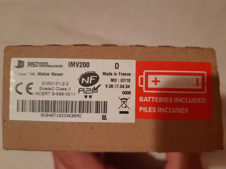 Vănd / Detector de miscare wireless HoneyWell Resideo Videofied IMV200