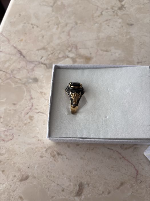 Inel din Argint 925placat cu Aur (6,24 grame )