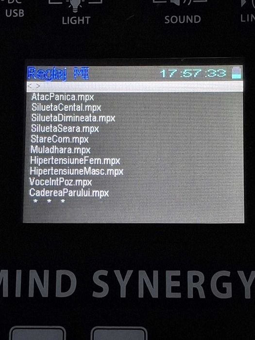 Aparat pentru stimulare cu lumini si sunete MIND SYNERGY