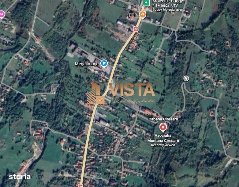 Teren intravilan 1500mp , ideal casa  pensiune , priveliste si pozitie