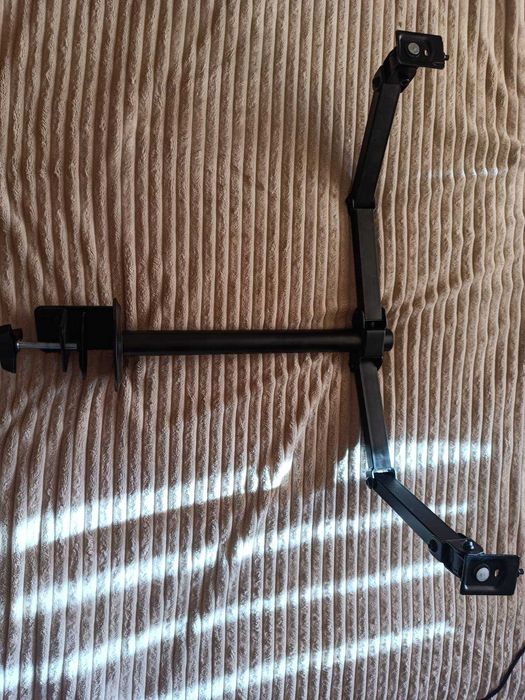 Стойка за 2 монитора - Без пробиване