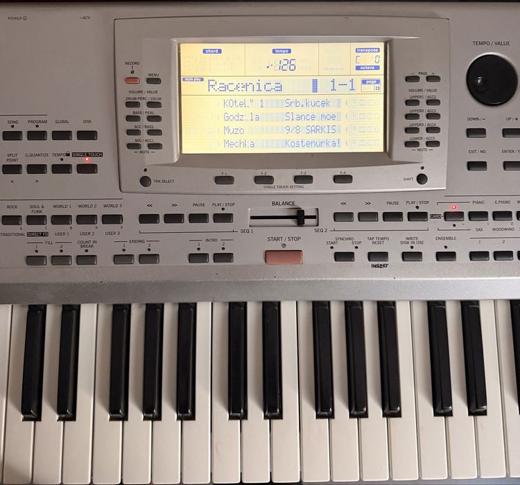Korg pa 80  Клавир