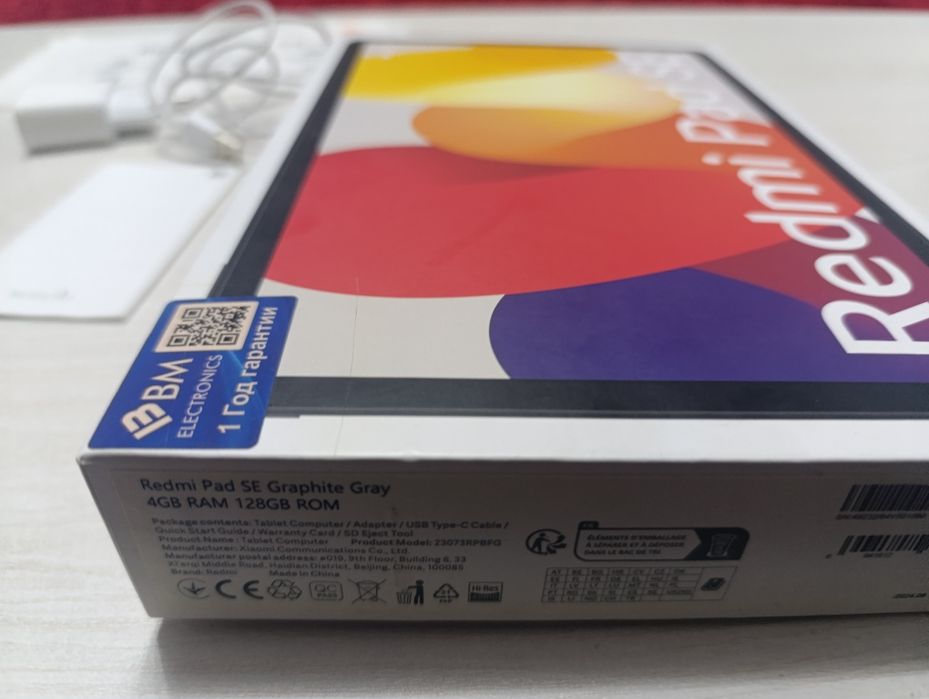 Planshet Redmi Pad Se 4/128gb holati ideal