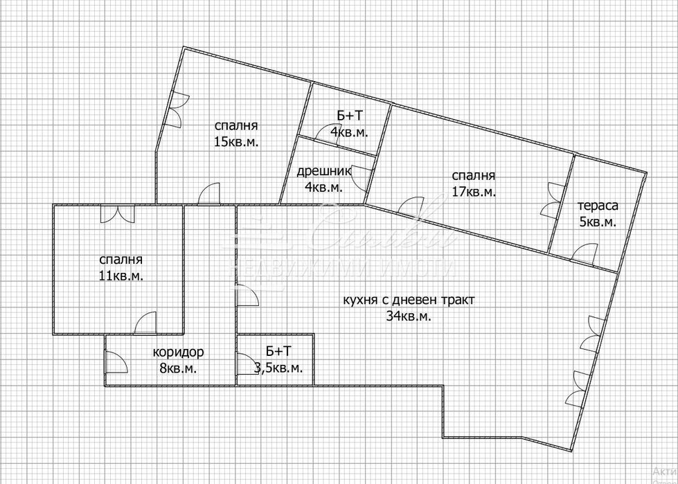Продава се Четиристаен апартамент в Търговище, Боровец - 126 кв.м за 1211 €/кв.м - Снимка #3