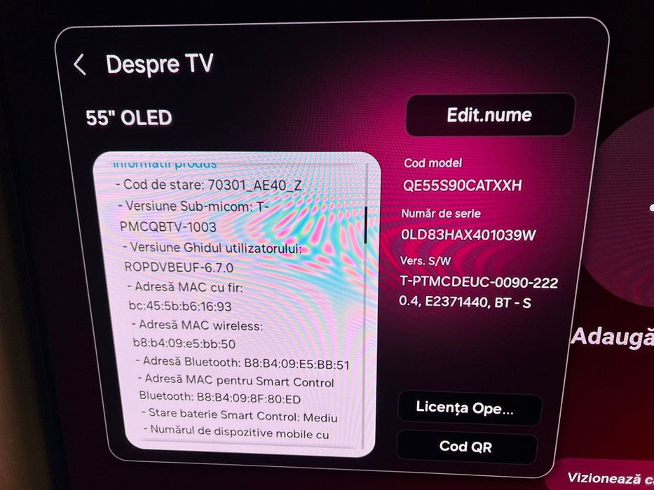 Televizor Samsung 55S90C OLED