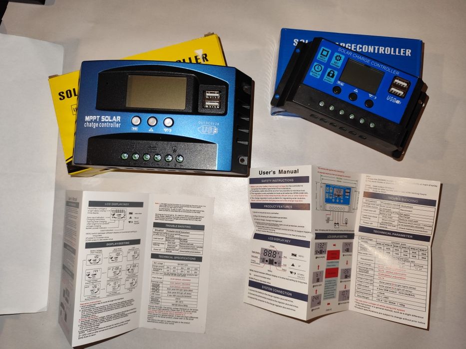 Соларен контролер PWM/ MPPT 10/20/30A/50А/100