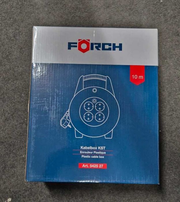 Tambur de cablu electric 3x1.5 10 metri Förch