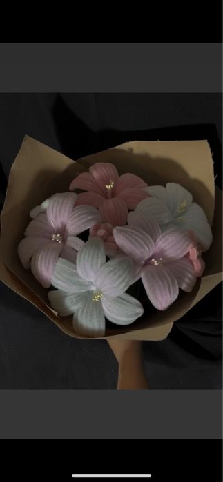 Букет из синельной проволоки