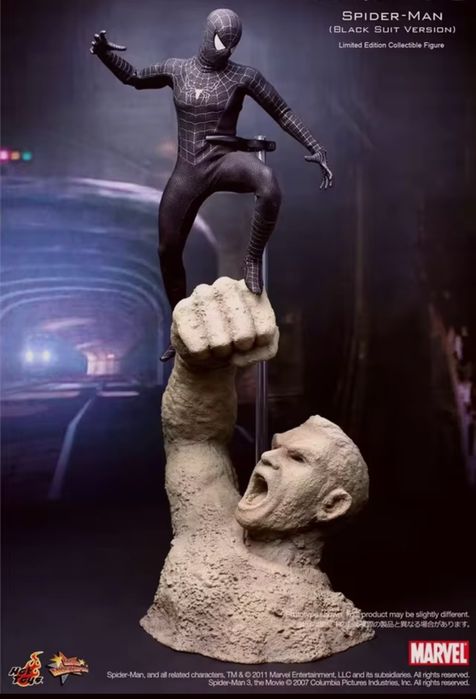 Hot Toys Spider-Man 3  (Black Suit) Deluxe 1/6th