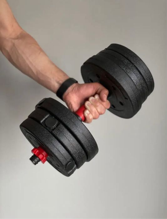 Штанга + гантели два в одном