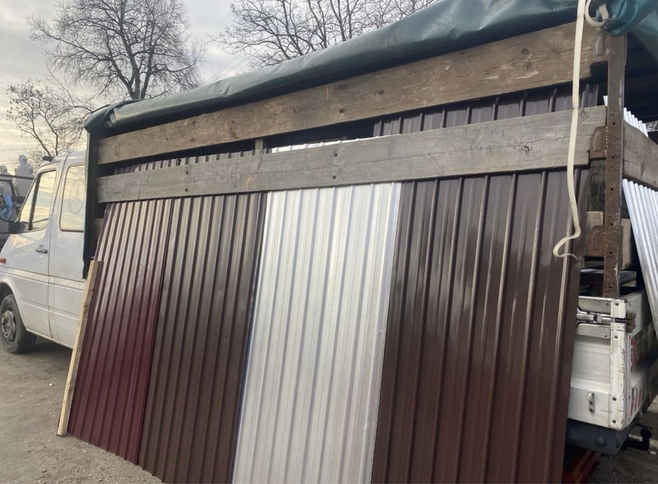 Tabla zincata si colorata