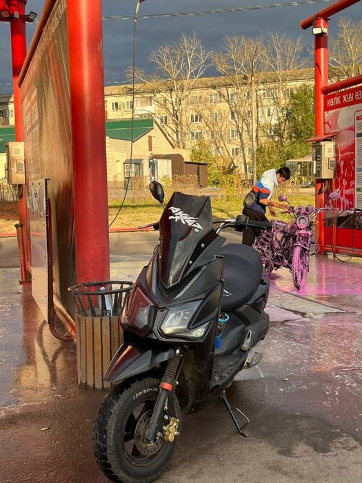 Скутер Самурай на полном ходу