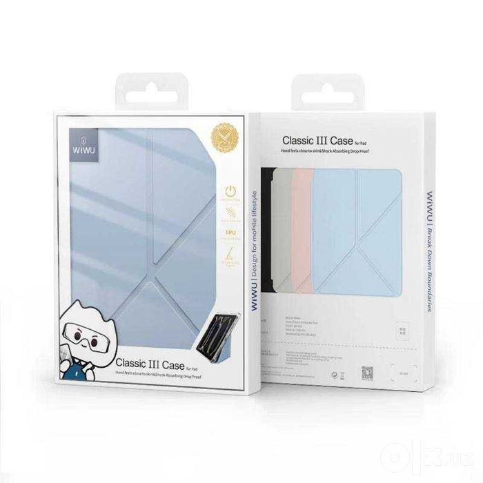 iPad 10, 11, PRO, AIR - Чехол-книжка WIWU Classic III Case для iPad