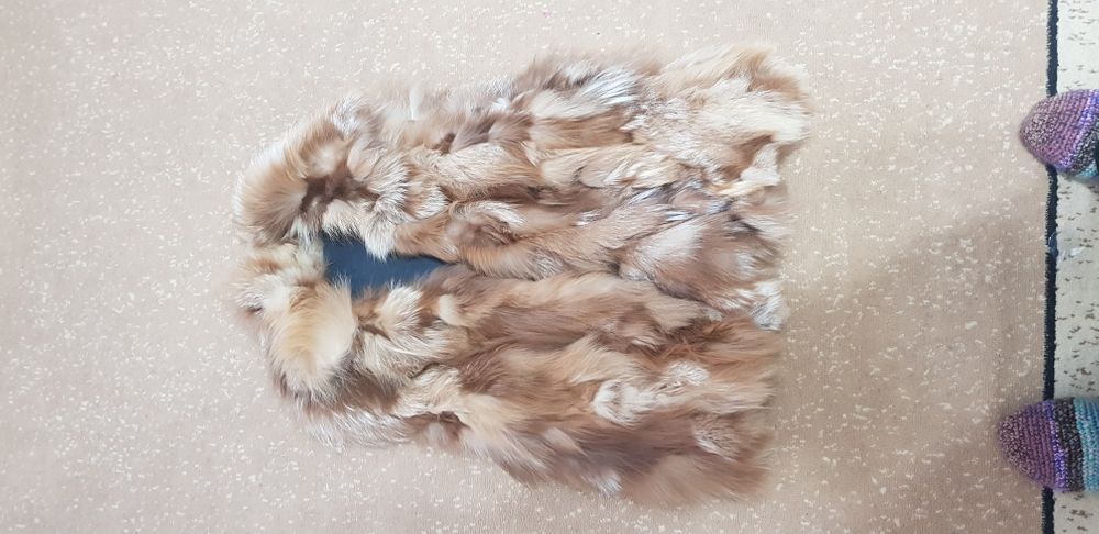 Елек естествен косъм от лисица