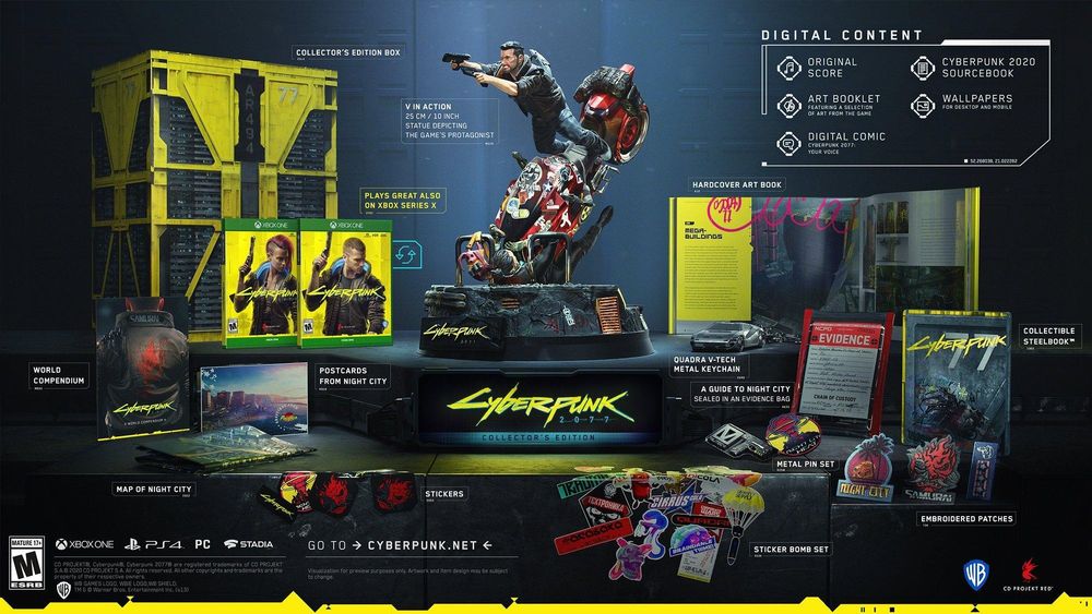 Cyberpunk 2077 collectors edition PS4