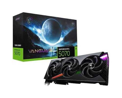Видеокарта MSI GeForce RTX 5070 VANGUARD SOC