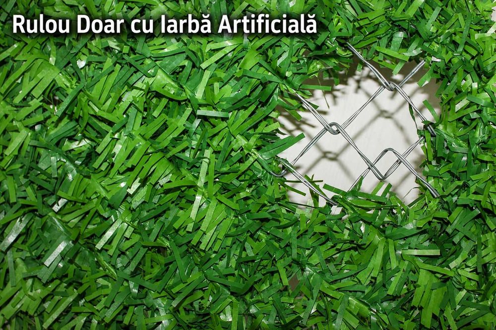 Gard Viu Artificial Premium | Rulou Iarbă și Frunze | Rulou doar Iarbă| Diverse Mărimi