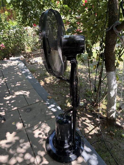 Ventilator cu pulverizator apa