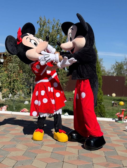 Mascote Deluxe Mickey & Minnie Mouse
