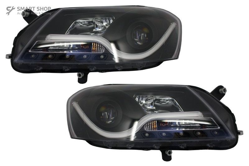 Faruri LED DRL VW Passat B7 (10.2010-10.2014) Negru