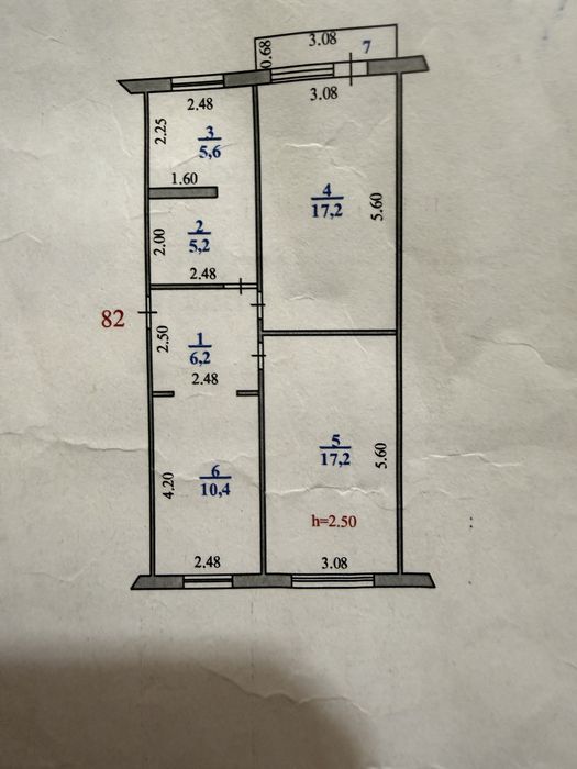 Продам 2х комнатную квартиру
