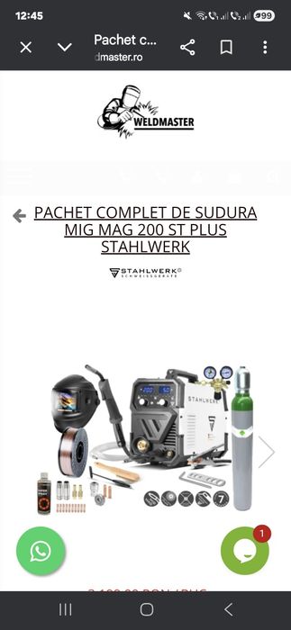 Aparat de sudura Stahlwerk