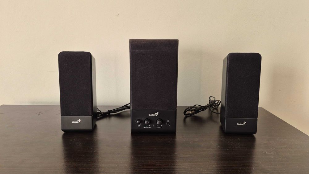 Boxe 2.1 Genius cu subwoofer