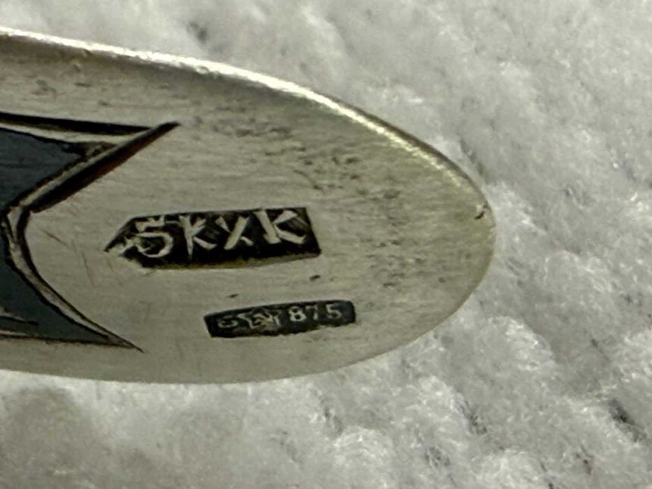 Сребърна гривна стил Кубачи