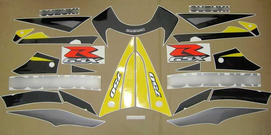 Стикери Сузуки 750 GSXR 2002-2003г лепенки Suzuki GSX-R к2 к3 k2 k3