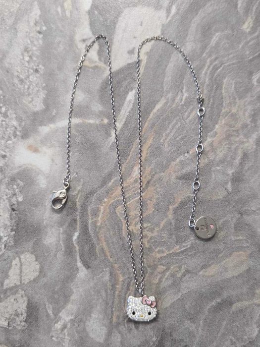 Сваровски Колие  - Hello Kitty   /  Swarovski Hello Kitty Pendant Necklace by Bonore