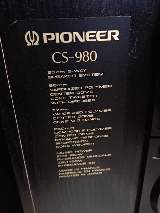 Boxe pioneer cs-980 ca noi!