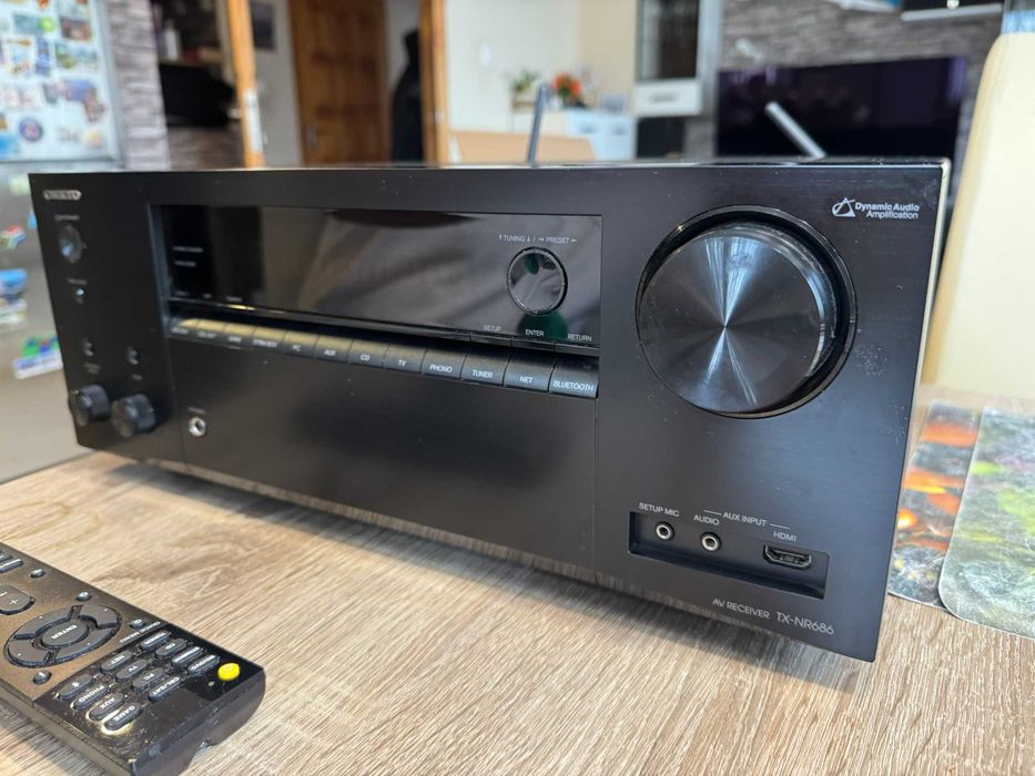 Продавам чудесен ресийвър (AV Receiver) за домашно кино ONKIO TX-NR686