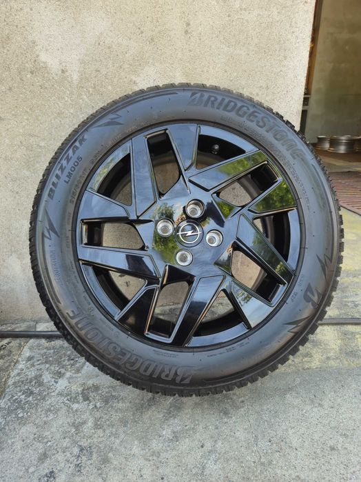 4 ROTI Jante + Anvelope IARNA - 4x108 17'' 215/60/17 - OEM Opel Mokka Peugeot 2008 Citroen DS - CA UNELE NOI DOT 2022 !