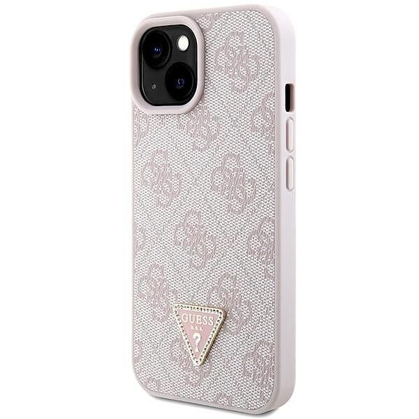 Guess guhcp15sp4tdscpp iphone 15 / 14 / 13 6.1" pink hardcase crossbod
