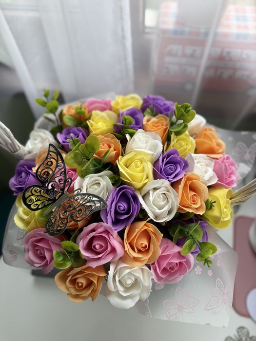 Букети от Вечни Рози 33 , 81, 101 , Сватбени букети