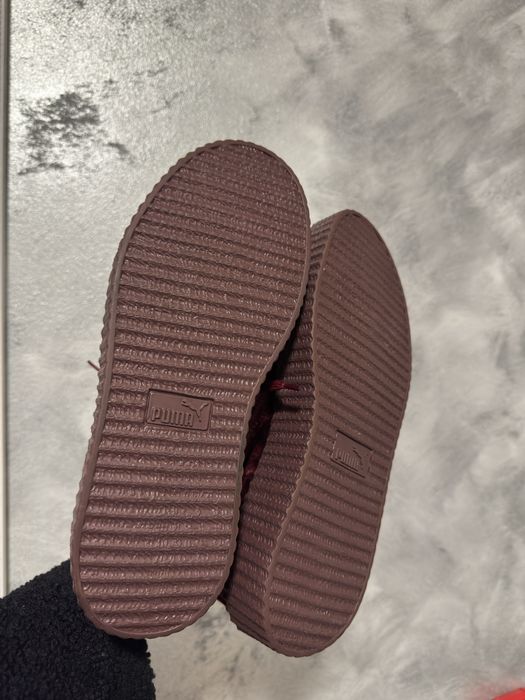 Adidasi Puma Fenty by Rihanna burgundi velvet