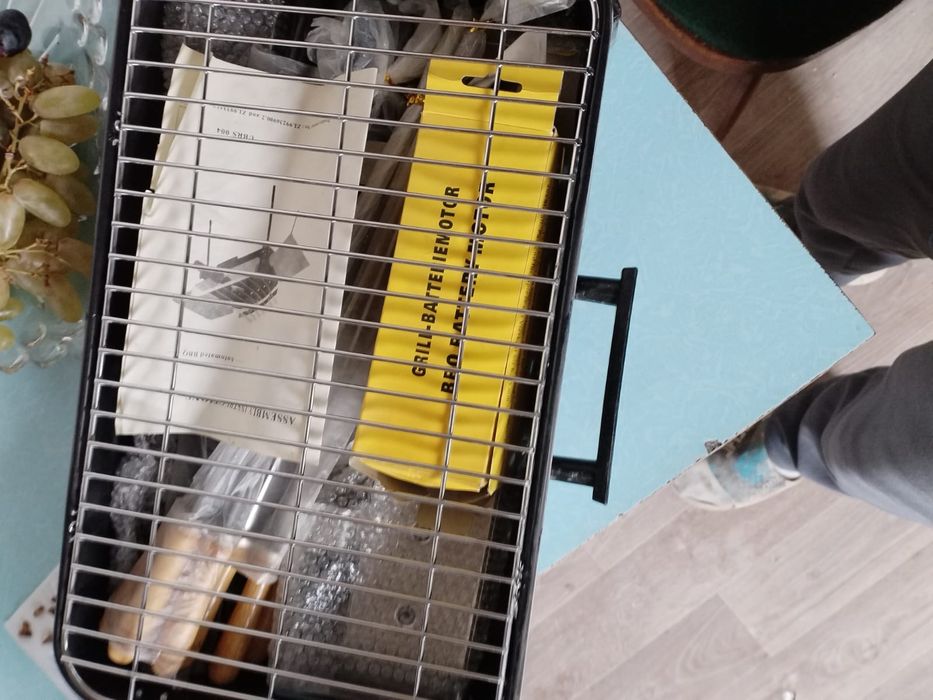 Мангал с шампурами