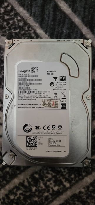 Hdd 500Gb 7200Rpm