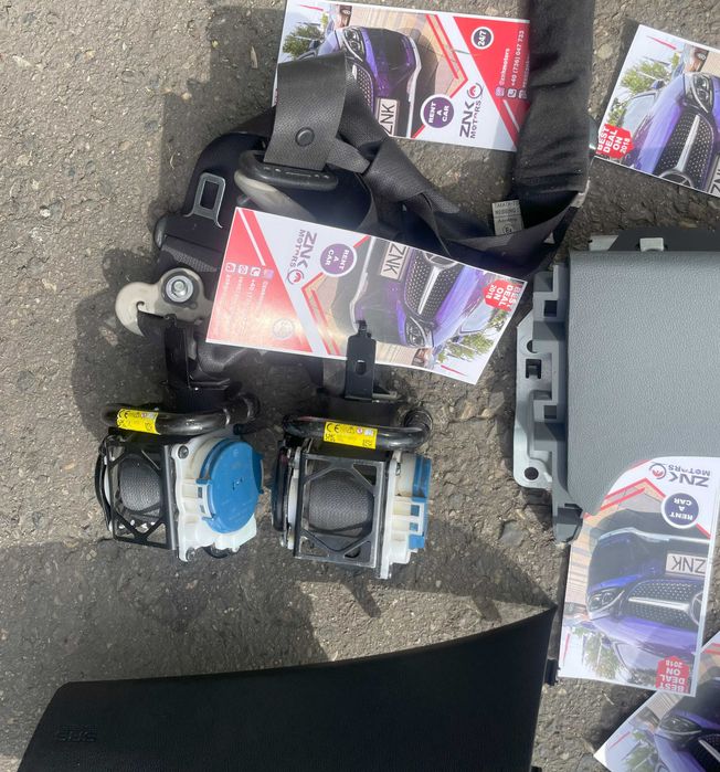 Mitsubishi L200 - kit airbag - Pasager Genunchi Volan  - set centuri