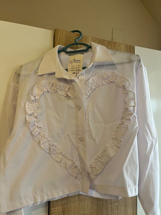 Елегантна бяла риза-НОВА!